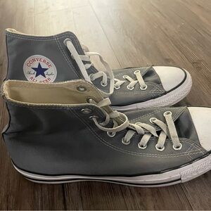 Converse All Star Chuck Taylor Hi 1J793 Gray Mens 9.5 Sneakers Womens 11.5 Grey